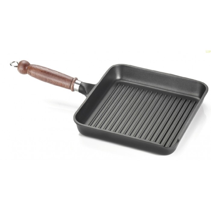 Tigaie grill ANTIK ARS 27x27xh4cm, aluminiu, strat antiaderent 