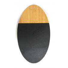 Platou prezentare bambus si ardezie RAKI 35,5x20,3xh1,9cm oval