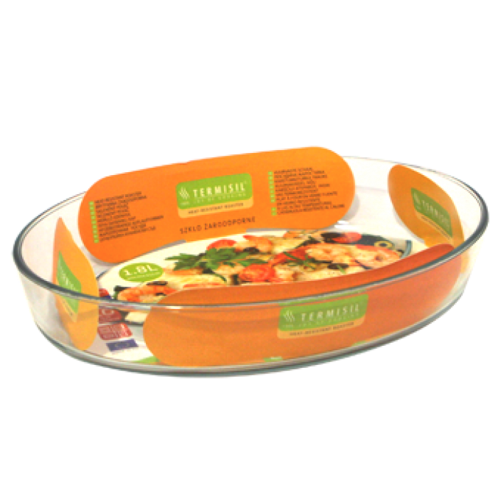 Tava yena ovala WOL sticla termorezistenta 30x21xh5,8cm 2l