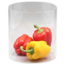 Display rotund acrilic RAKI, D20xh20cm, prezentare bufet