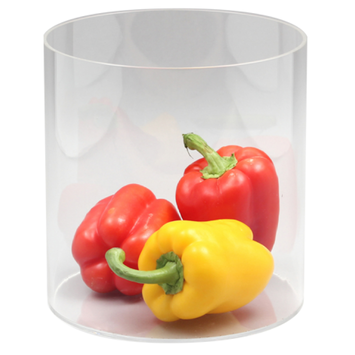 Display rotund acrilic RAKI, D20xh20cm, prezentare bufet