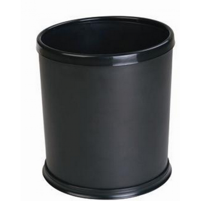 Cos gunoi hotelier RAKI cu inel de prindere sac menajer 24cm negru MN011498