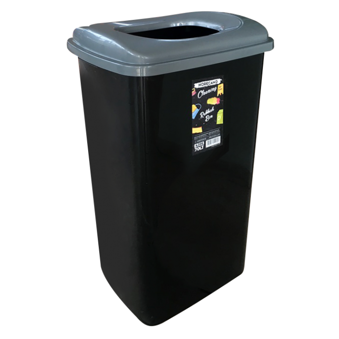 Cos de gunoi RAKI ICIKALA 70l negru-gri