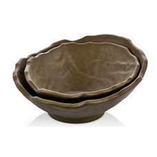 Bol prezentare servire melamina RAKI, 28,2x27,5xh11,5cm, 1100ml, verde