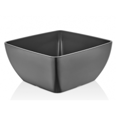 Bol patrat melamina RAKI VOLMA, 25x25xh12cm, pentru salata, gri