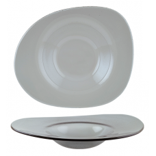 Farfurie adanca din sticla BONNA VAGO GLASS, 27x32cm (GLVAO 32KS)