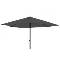 RAKI Umbrela soare cu mecanism rabatare 250cm gri