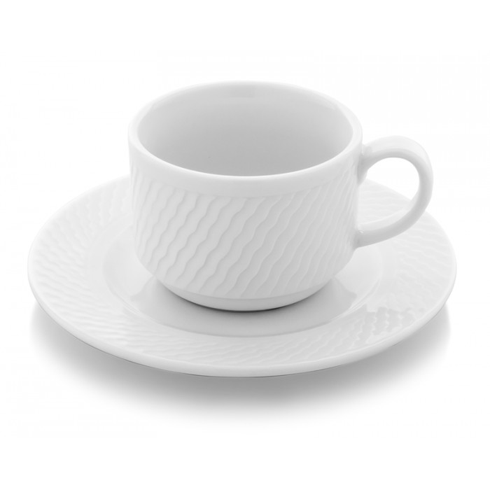 GURAL PANAMA Ceasca cu farfurioara din portelan 180ml (PAN 2180 KFT)