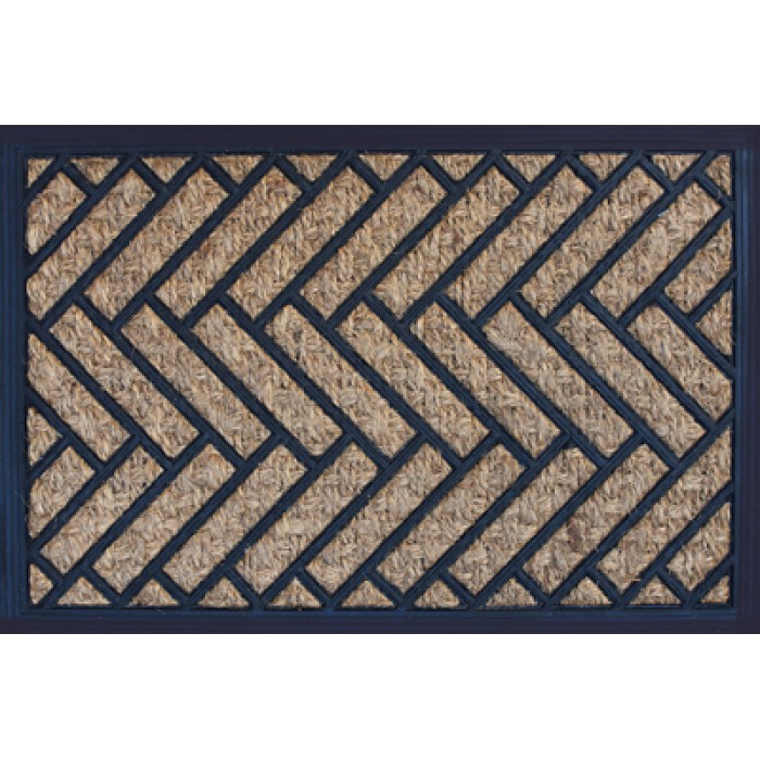 Covor intrare RAKI, cauciuc si fibra nuca de cocos 60x40cm