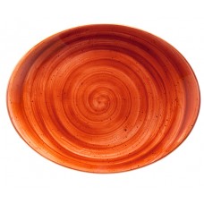 Farfurie ovala din portelan BONNA TERRACOTA 31cm (ATC MOV 31OV)
