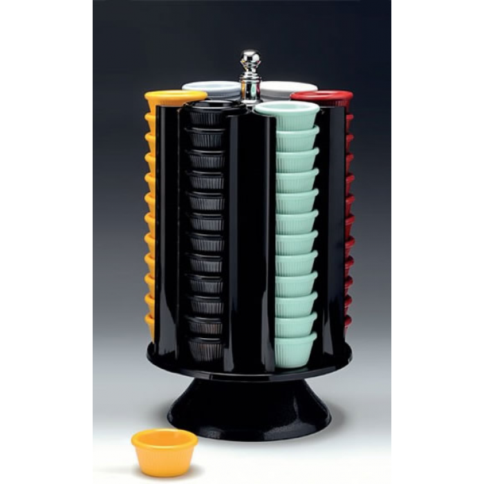 Suport rotativ policarbonat RAKI, D30xh46cm pentru boluri ramekin