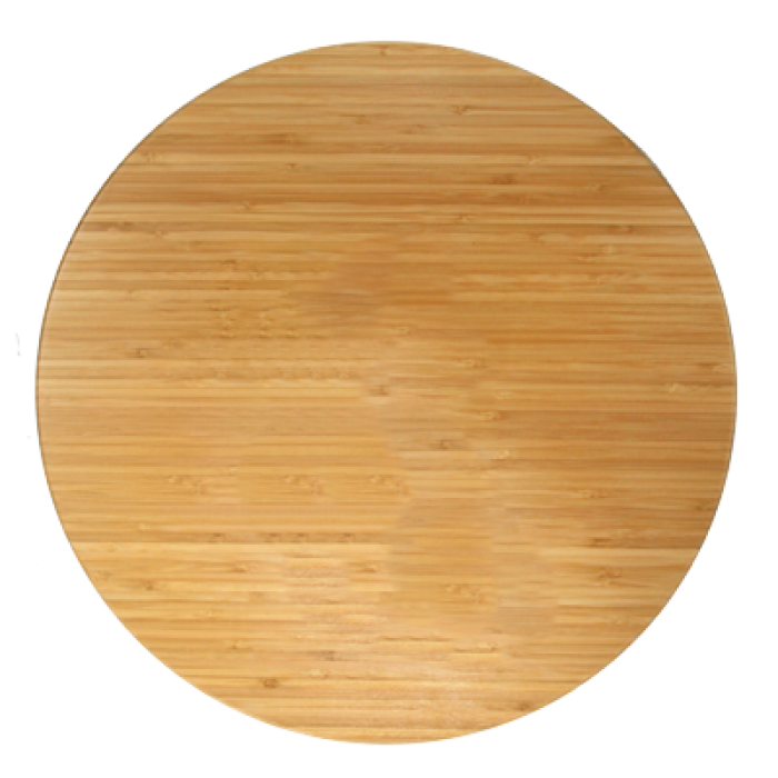 Platou rotund rotativ din bambus RAKI 45cm
