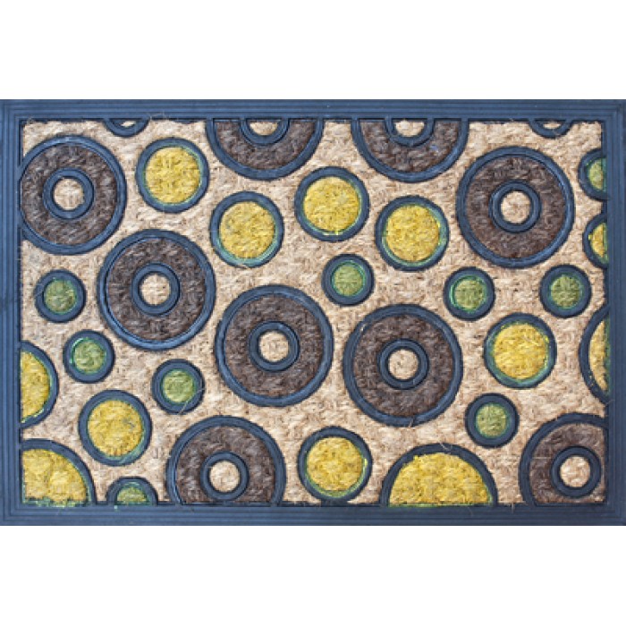 Covoras intrare RAKI cauciuc si fibra de nuca de cocos 60x40cm