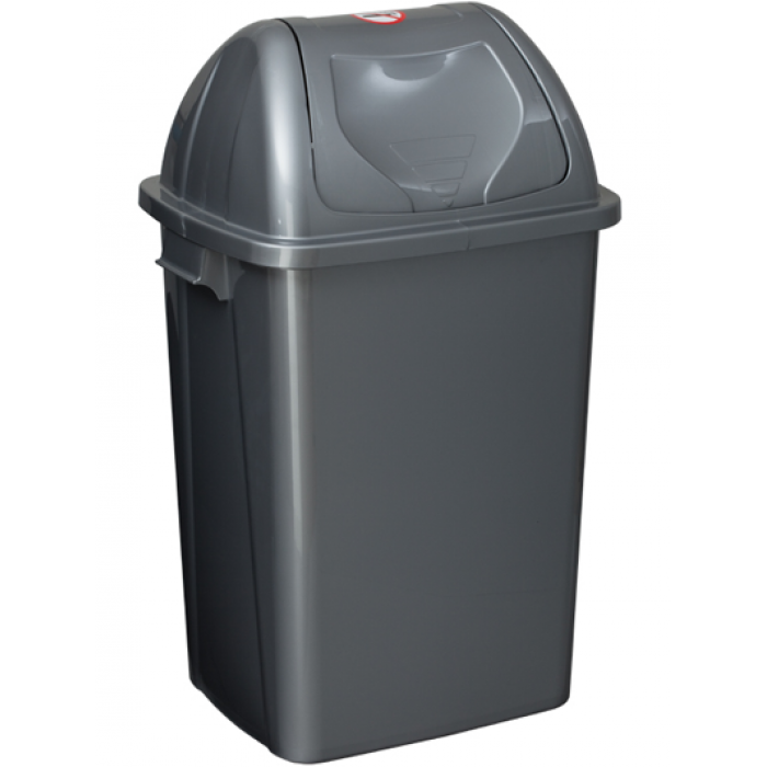 Cos de gunoi RAKI SMART 65l 48,2x38,5xh76cm gri