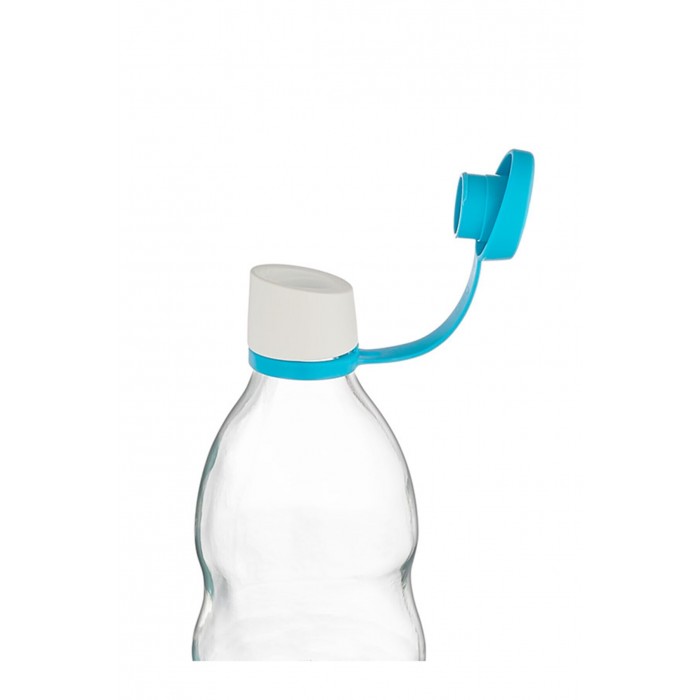 Sticla pentru apa RAKI LOTTO, 1l, din sticla, cu decor