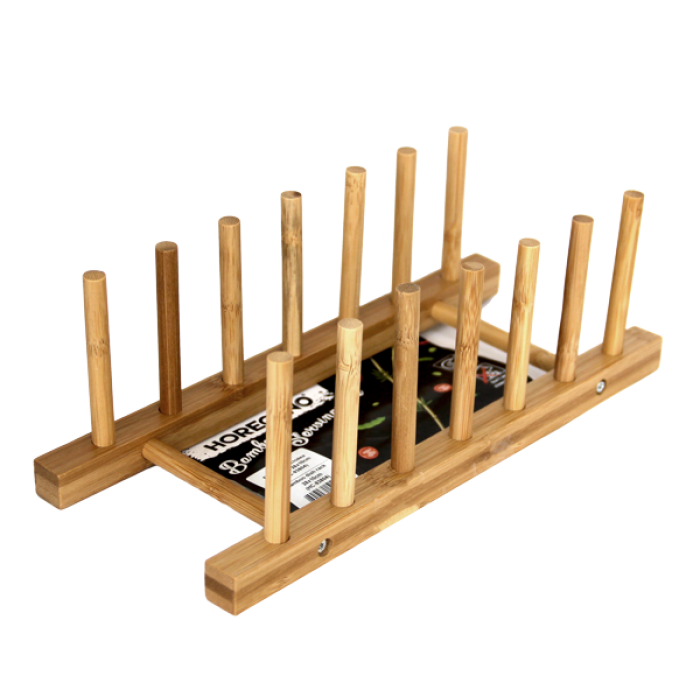 Suport bambus pentru farfurii RAKI 28x10cm