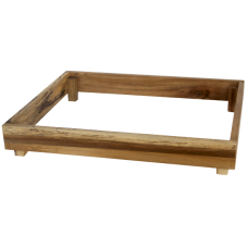 Suport din lemn salcam RAKI 55x34,5x5,5cm pentru platou ardezie 53x32cm