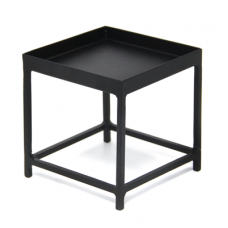Stand metalic patrat pentru bufet RAKI, 12x12xh12cm, negru