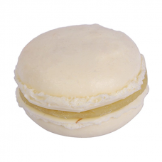 Macarons francez decorativ crem RAKI 3,8x3,8xh2,5cm