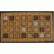 Stergator intrare RAKI din cauciuc si fibra de nuca de cocos 75x45cm