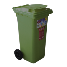 Pubela de gunoi mobila 120lt verde MN013138