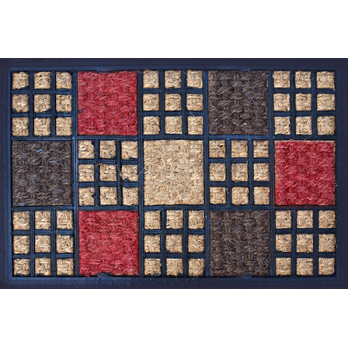 Covoras intrare RAKI cauciuc si fibra cocos 60x40cm