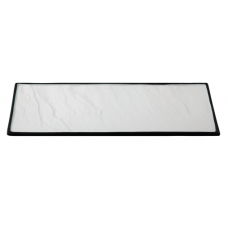 Platou portelan 41x17cm CULINARO BUFFET cu margine neagra mata