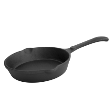 RAKI Tigaie fonta rotunda cu toarta 17cm