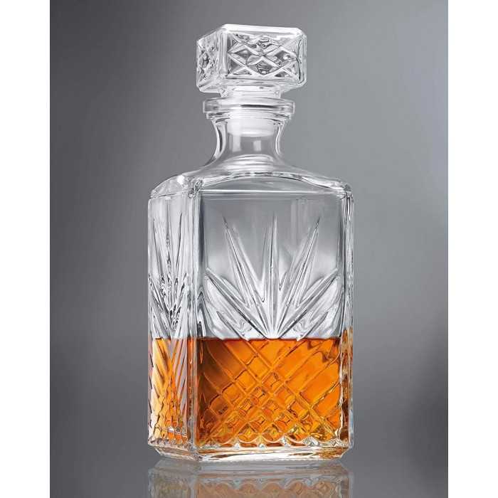 Carafa cu dop pentru whisky BORMIOLI ROCCO SELECTA 1010ml 9,4x9,4xh23,7cm
