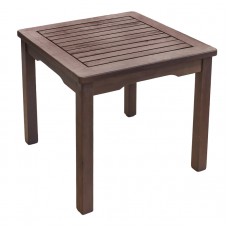 Masa din lemn de tec RAKI, 45x45xh40cm, pentru sezlong