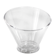 Bol acrilic conus salata RAKI 20x18cm transparent