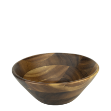 Bol adanc pentru prezentare CULINARO, din lemn acacia, D30xh12cm