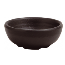 Bol melamina RAKI SHIBUI, 5cm, negru