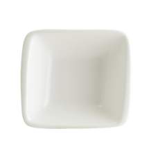 Bol patrat din portelan BONNA IRIS, 8x8,5cm, alb (IRSWH MOV 10KS)