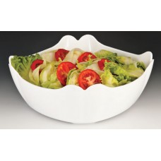 Bol patrat pentru salata RAKI, 31x31cm, policarbonat alb