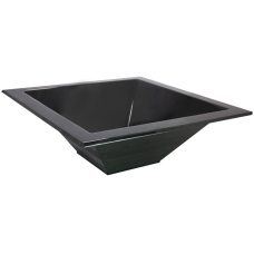 Bol patrat RAKI, 44,5x44,5xh15,5cm, policarbonat negru