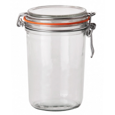 Borcan sticla 500ml RAKI, cu capac ermetic