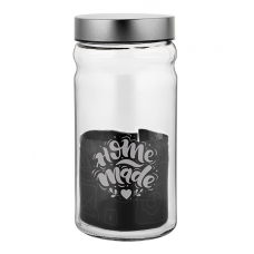 Borcan sticla cu capac metalic argintiu, RAKI HERA, 1,8l