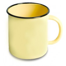 Cana emailata 1l, D10,5cm, RAKI, din otel carbon, diferite culori