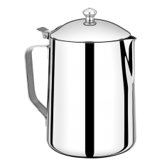 Cana inox pentru servire HASCEVHER, cu capac, 700ml, 8xh11,5cm