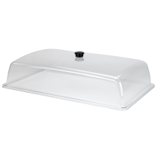 Capac policarbonat pentru tava servire gastronorm GN 1/1, RAKI, 52,7x32,5cm, transparent