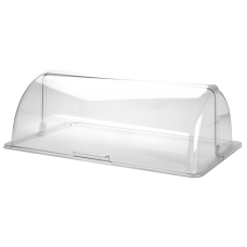 Capac rolltop policarbonat pentru tava servire gastronorm GN 1/1, RAKI, 52,7x32,5cm, transparent