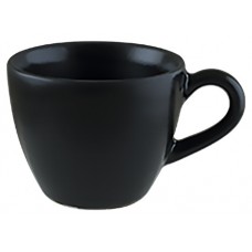 Ceasca cafea BONNA NOTTE, 80ml, portelan, neagra (NOT RIT 02KF)