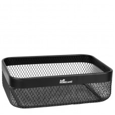 Cos depozitare dreptunghiular din plasa metalica CULINARO HOME, 27x20xh8cm, negru mat