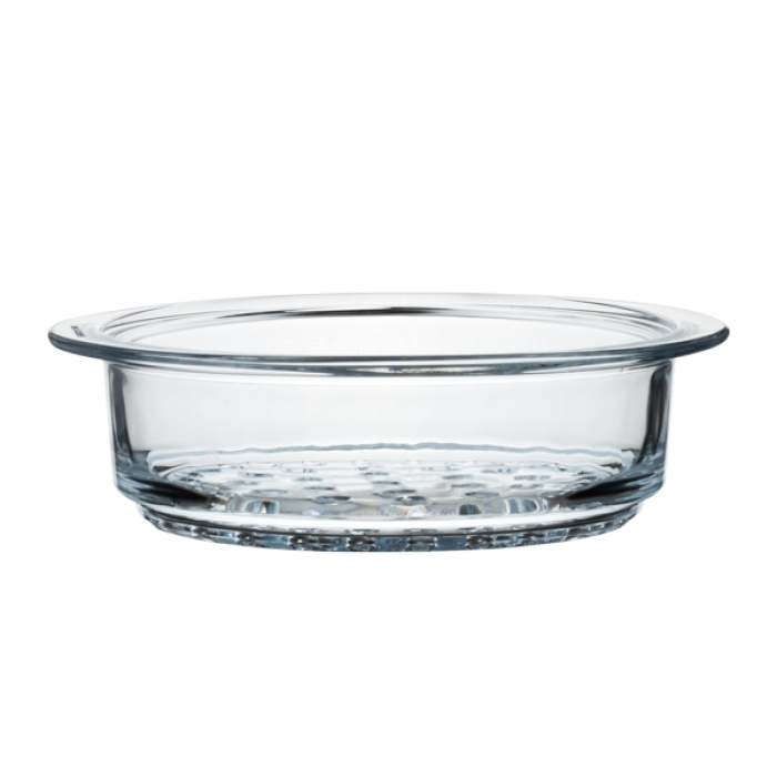 Cos gatit la aburi ANTIK ARS, D22,5xh7,5cm, sticla termorezistenta Pyrex