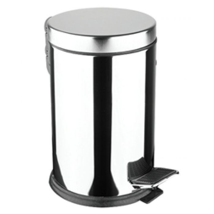 Cos gunoi cu pedala RAKI TULUN 12lt, 25xh35cm, inox