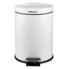 Cos gunoi cu pedeala RAKI TULUN 12L, 25xh35cm, alb