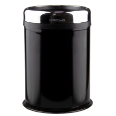 Cos gunoi negru cu inel RAKI TULUN pentru sac menajer 45L, 31xh57cm 