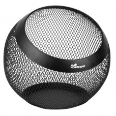 Cos inclinat din plasa metalica CULINARO HOME, D24xh21cm, negru mat