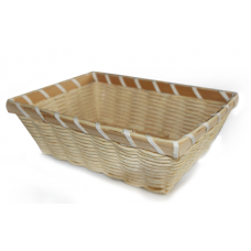 Cos paine dreptunghiular RAKI din bambus/hartie, natural 17x23xh7,5cm